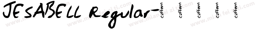 JESABELL Regular字体转换